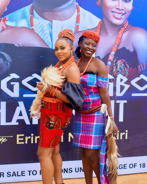 Two girls in a cultural attire 2