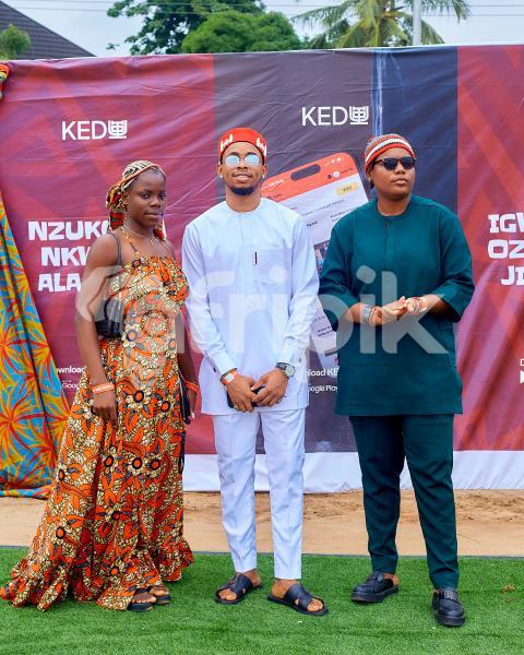 People posing in their traditional outfits 1