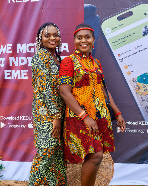 Two girls in a cultural attire 3