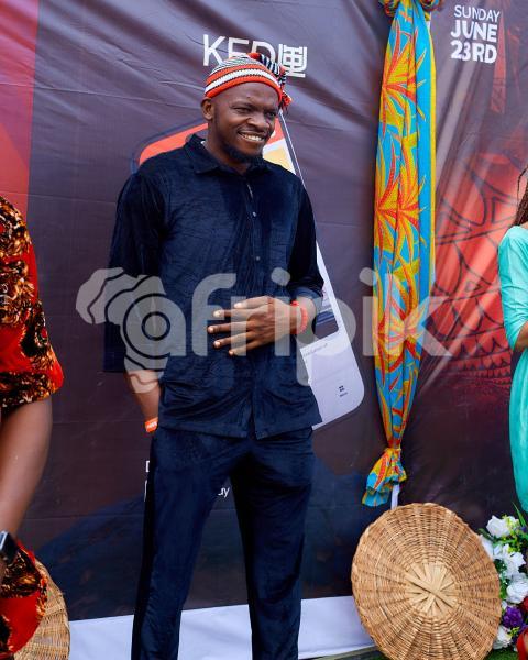 Boy posing in black outfit