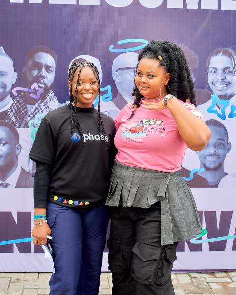 Two ladies posing at UDC 2024