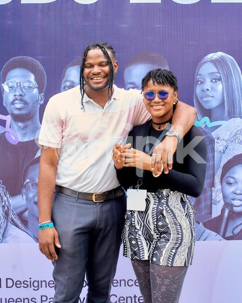 Boy and Girl posing at UDC 2024