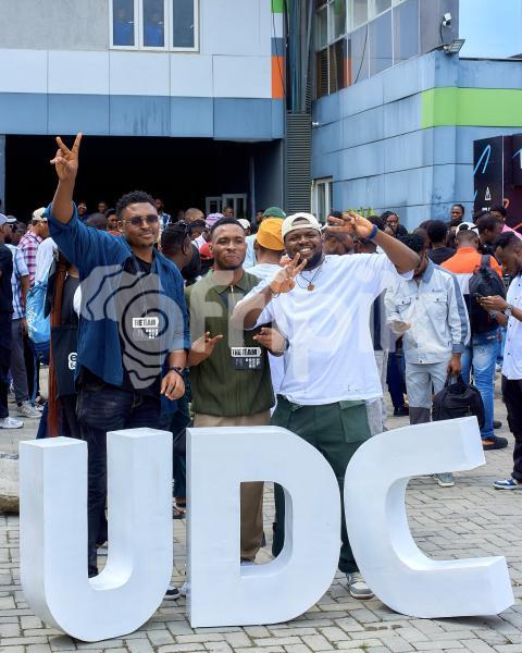 Happy boys outside at UDC 2024