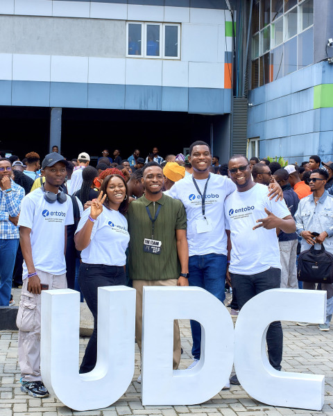 A lady and some gentlemen at UDC 2024