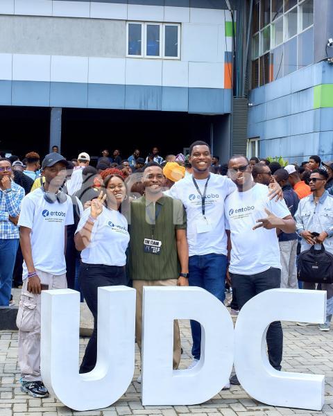 A lady and some gentlemen at UDC 2024