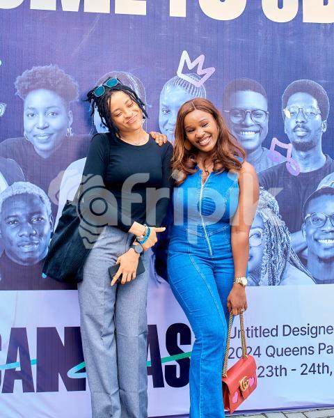 Two beautiful girls at UDC 2024