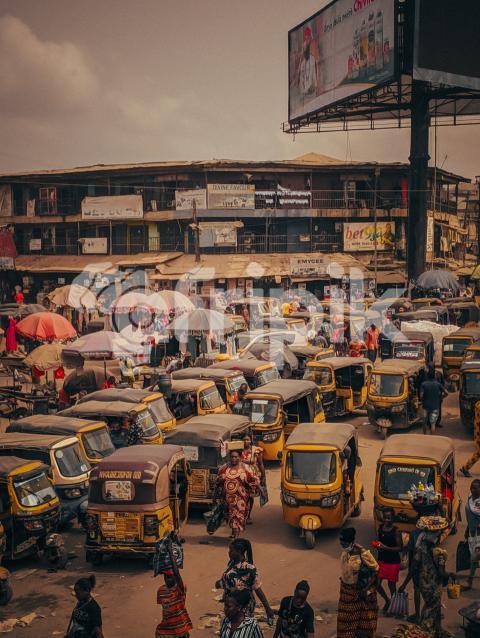 Somewhere in Lagos city