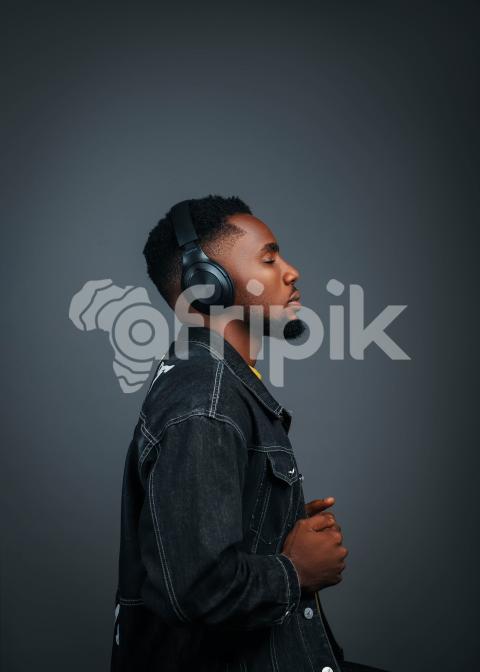 Boy listening to music