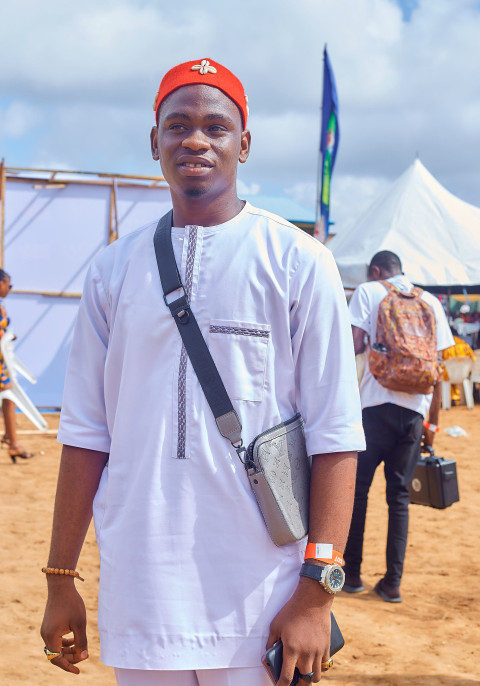 Boy on traditional outfit