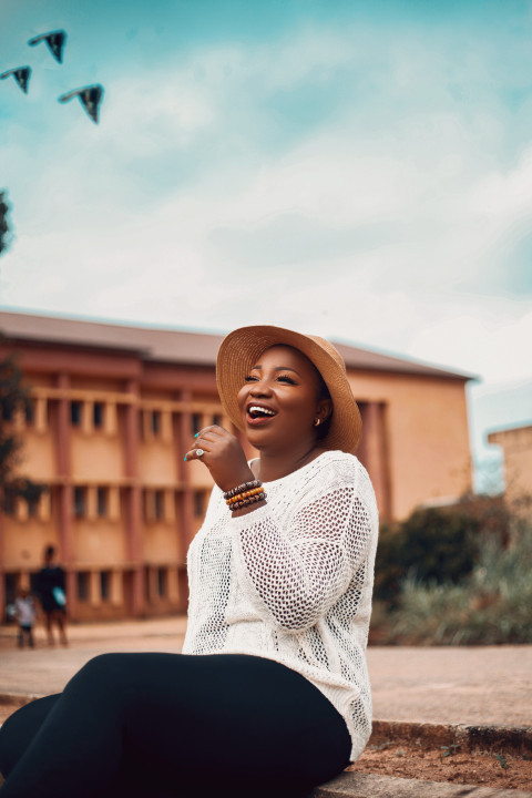 Girl laughing