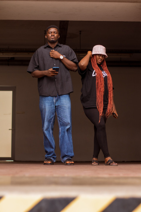 boy standing with girl