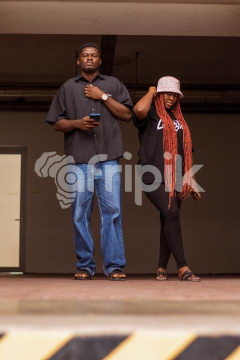 boy standing with girl