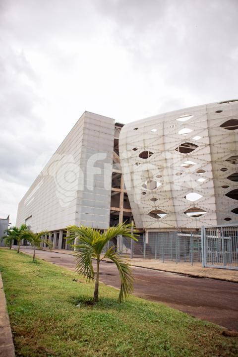 Stadium side entrance