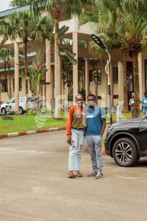 Boy and girl standing 1