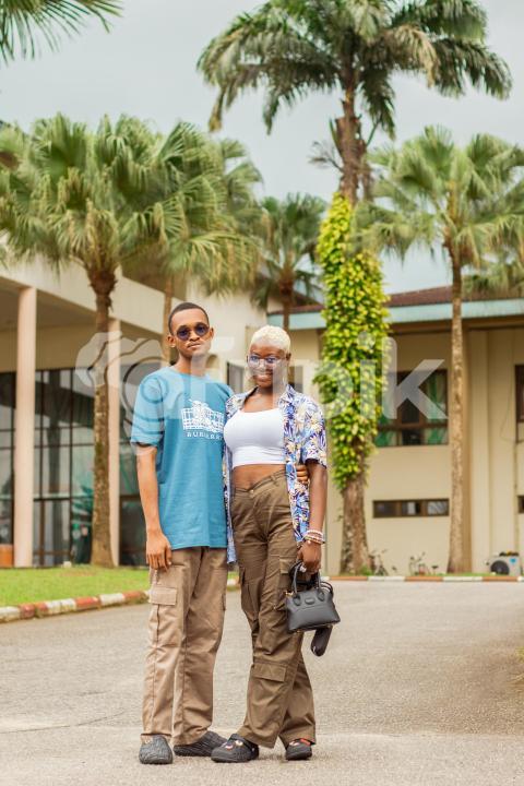 Boy and girl standing 1