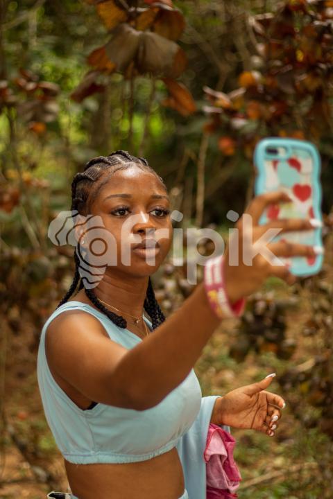 A girl taking a photo 2