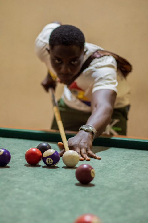 Boy playing snooker 1