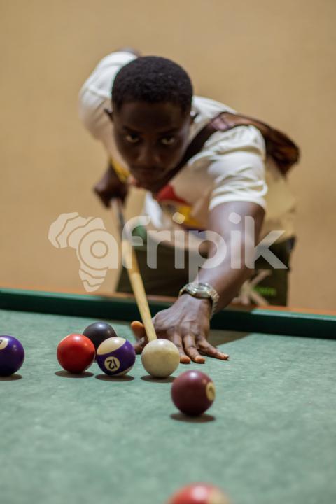 Boy playing snooker 1