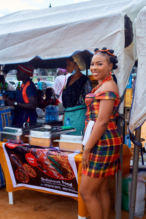 Girl in traditional attire